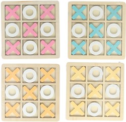 Gioco tris in legno - gioco di strategia per bambini 14x14cm