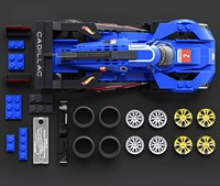 Hot Wheels auto giocattolo Cadillac Project GTP Hypercar auto da corsa-3