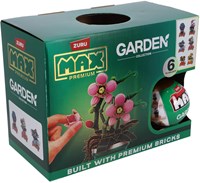 Zuru giocattolo da costruzione Max bricks vaso piante - mattoncini colorati giardino-3