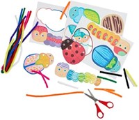 Haba set creativo - set di infilatura creativo insetti e bruchi per bambini-2