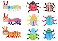 Haba set creativo - set di infilatura creativo insetti e bruchi per bambini