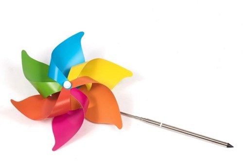 Girandola giocattolo colorato estensibile plastica 72 cm-2