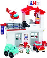 Abrick ospedale con accessori - set di gioco per bambini-2