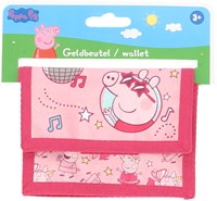 Undercover portafoglio Peppa Pig per bambini con cordino e chiusura in velcro-2