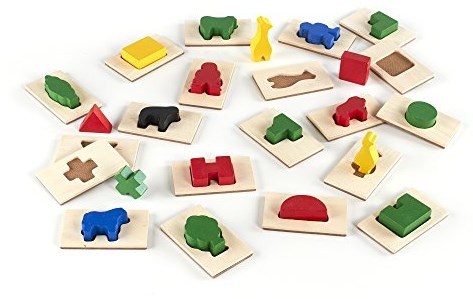 Guidecraft gioco educativo 3D Feel & Find - puzzle in legno multicolore-2
