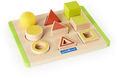 Guidecraft Gioco di ordinamento in legno forme e colori - giocattolo educativo-3
