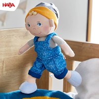 Haba bambola coccolosa Lasse bambola morbida 25 cm per bambini e neonati-3