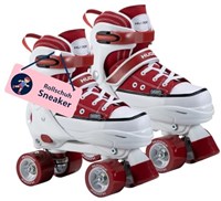 Hudora pattini a rotelle sneaker ambra regolabili misura 36-39 bambini