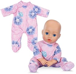 Baby Annabell abbigliamento bambola body rosa 43cm floreale