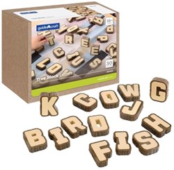 Guidecraft blocchi alfabeto in legno - giocattolo educativo per bambini