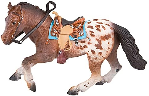 Bullyland - Cavallo Appaloosa stallone figura giocattolo 10 cm