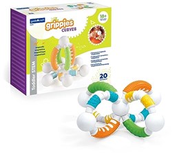 Guidecraft gioco di costruzione magnetico Grippies Curves - set 20 pezzi