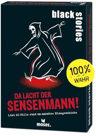 Vedes black stories gioco Da lacht der Sensenmann! carte indovinelli