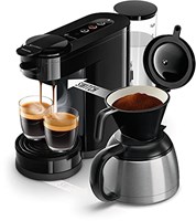 Philips macchina da caffè Senseo Switch HD6592/64 nera filtro 2-in-1
