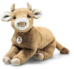 Steiff peluche vitello pupazzo Resi - marrone chiaro 32 cm - giocattolo sostenibile