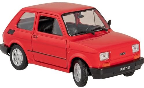 Goki auto giocattolo Fiat 126 modellino 1:24 multicolore