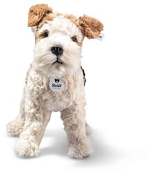 Steiff peluche Foxy Fox Terrier peluche - 32 cm - cane multicolore