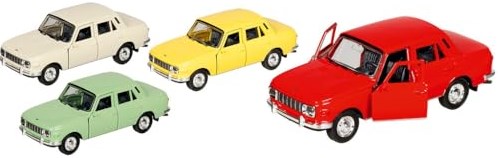 Goki auto giocattolo Fiat 126 modellino 1:24 multicolore-2