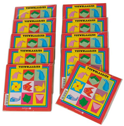10 confezioni di foglie pieghevoli 12X12 cm 894326
