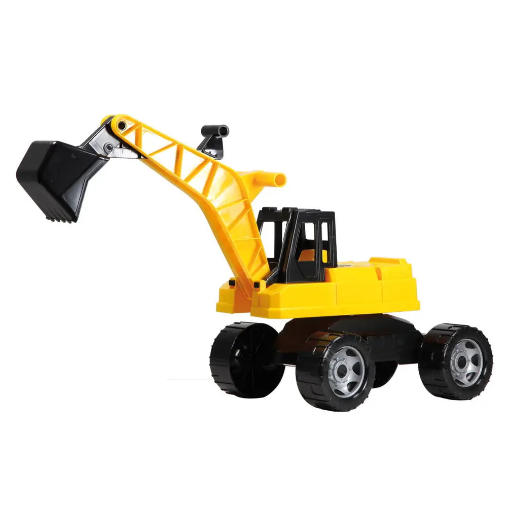 Lena escavatore giocattolo - Giga Trucks scavatrice gialla nera - 70 cm