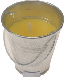 ProGarden candela citronella anti-zanzare in secchiello di zinco 6x6,5cm