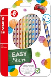 Stabilo matite colorate ergonomiche destrorse 12 pezzi con temperino