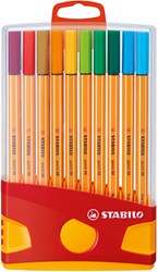 Stabilo fineliner ColorParade 20 colori - point 88 set rosso/blu