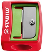 STABILO temperamatite per matite colorate Woody rosso