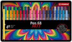 STABILO Pen 68 Mini marcatore Multicolore 40 pezzo(i)
