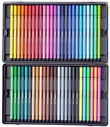 STABILO pennarelli - scatola in metallo con 50 colori premium