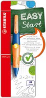 Stabilo portamine ergonomica EASYergo 1.4 mancini arancione neon HB