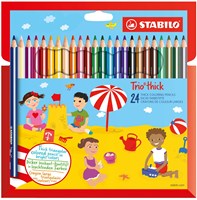 Stabilo 24 matite colorate stabilo trio dik 203/24-2