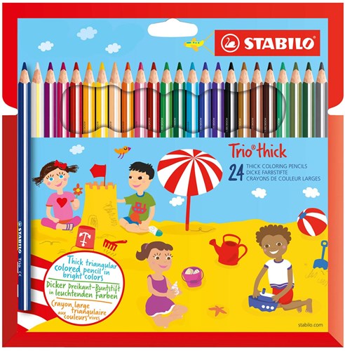Stabilo 24 matite colorate stabilo trio dik 203/24-2