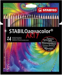 Stabilo aquacolor matita acquerellabile premium ARTY astuccio 24 colori