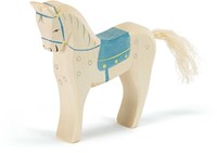 Ostheimer cavallo in legno con sella - figura da gioco per bambini