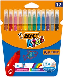 BIC pennarelli Kid Couleur set 12 colori per bambini