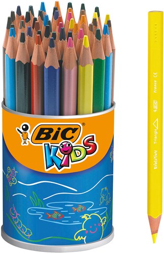 BIC matite colorate ECOlutions Evolution Triangle 48 pezzi bambini-2