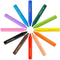 BIC pastelli colorati triangolari set - 144 pezzi per bambini e scuola-2
