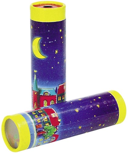 Goki caleidoscopio giocattolo - tema notte - divertimento colorato