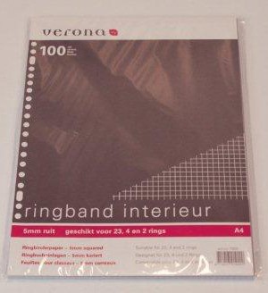 23 g. interno 100 fogli finestra 5mm 1920