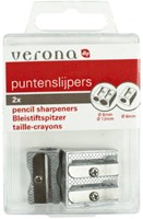 Set Verona con 1 mola a foro singolo e 1 a doppio foro