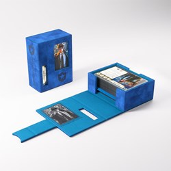 Gamegenic deckbox Arkham Horror gioco di carte Guardian blu premium