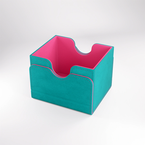 Gamegenic deckbox Sidekick 100+ XL scatola porta carte Teal/Rosa - extra grande-2