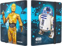 Asmodee album collezione Star Wars 18 tasche C-3PO R2-D2 carte da gioco