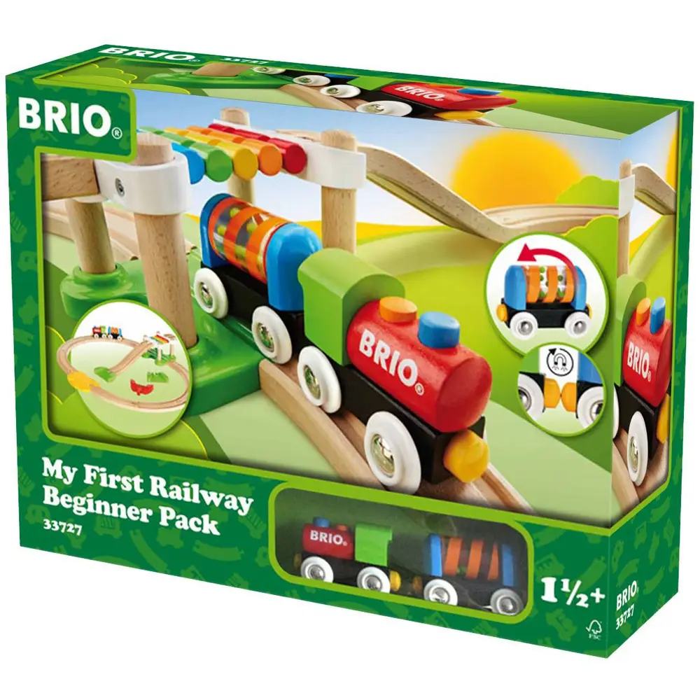 Brio set treno in legno di lusso - Il mio primo set per bambini - 33727