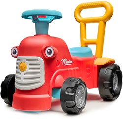 Trattore cavalcabile Maurice rosso - trattore giocattolo per bambini piccoli