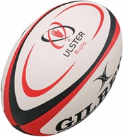 Gilbert pallone da rugby Replica Ulster misura 4 - pallone da rugby per allenamento e partita