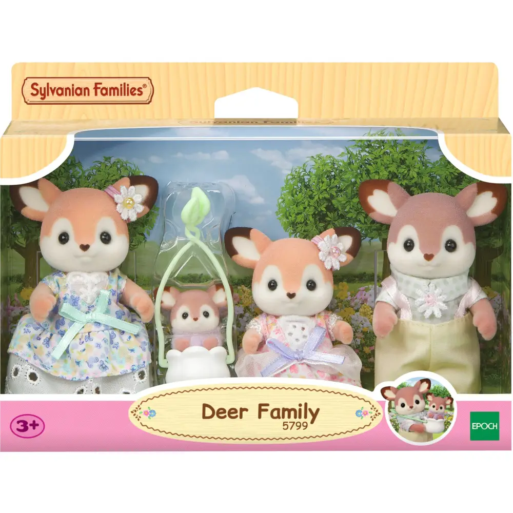 Sylvanian Families Famiglia di Cervi playset - bambole in morbido velluto