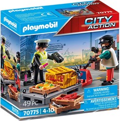 Playmobil City Action Controllo Doganale Set Gioco - 70775 Porto Cargo