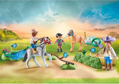 Playmobil cavalli giocattolo Horses of Waterfall Set Torneo Pony-3